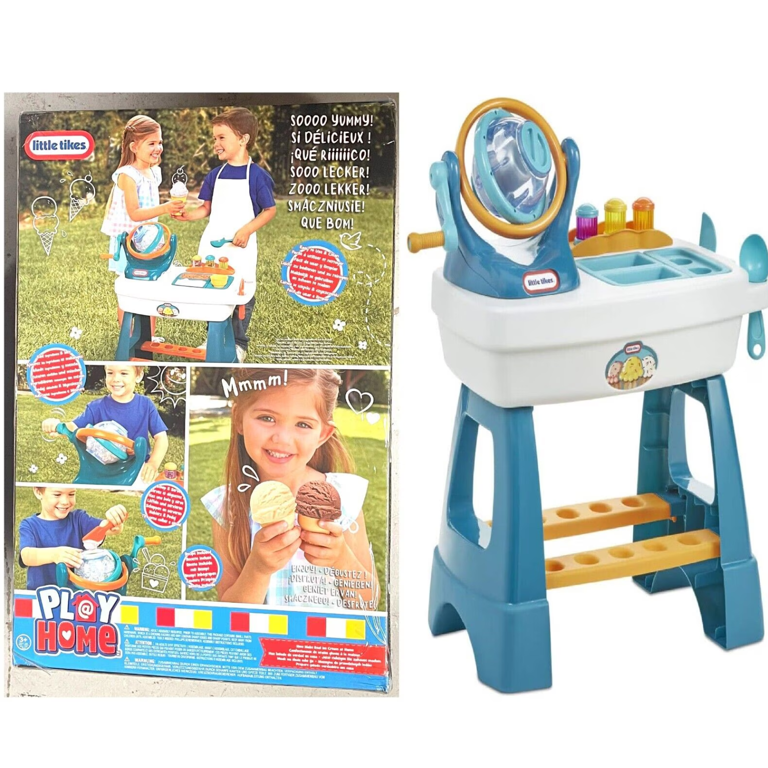 Little Tikes Now Make Real Ice Cream at Home New Ages 3+ Toy Recipe Scoop Play