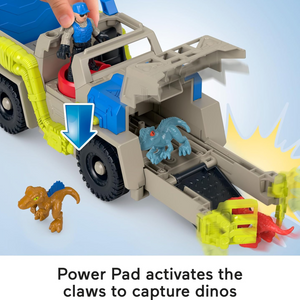 Fisher-Price Imaginext Jurassic World Track & Transport Dino Truck Vehicle Toy 3