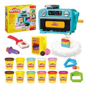Play-Doh Super Slice Cake Playset New Toy Oven With Play Kitchen Accessories