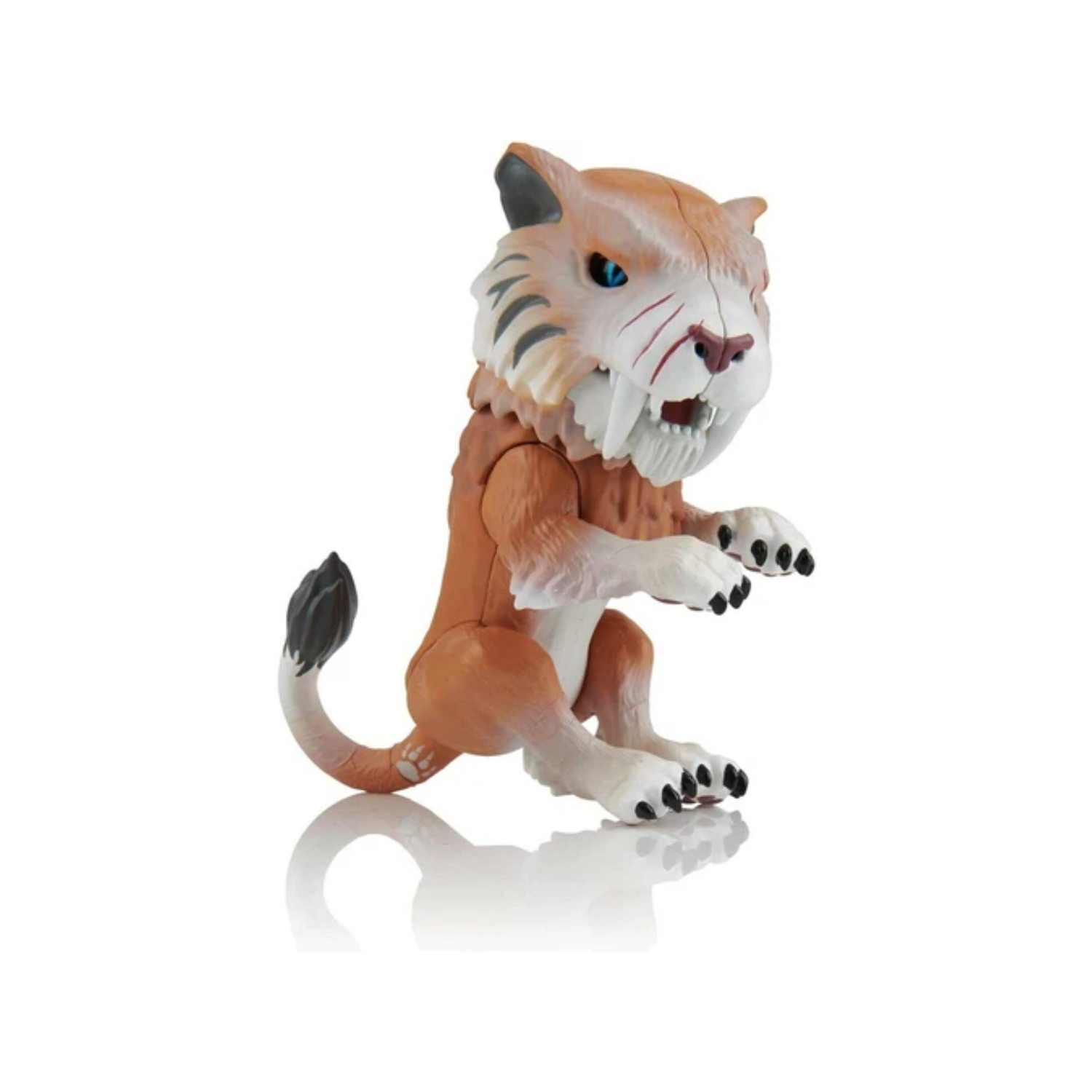 WowWee Fingerlings Untamed Tiger Sabretooth Bonesaw Interactive Toy Pet