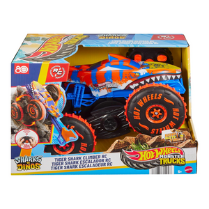 Hot Wheels Monster Trucks RC Tiger Shark Climber Large Scale Remote Control Toy