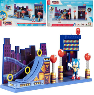 Sonic the Hedgehog 2.5 inch Studiopolis Zone Action Figure Playset Ramp Balls