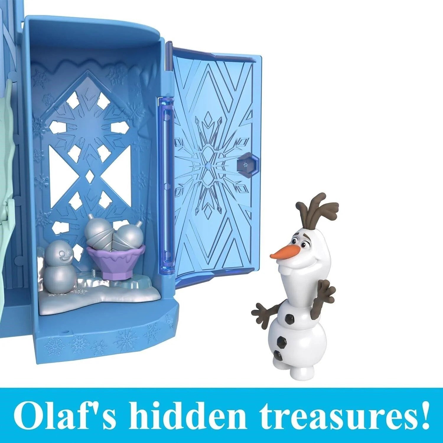 Disney Frozen Storytime Stackers Elsa Ice Palace Doll House Ages 3+ New Toy Olaf