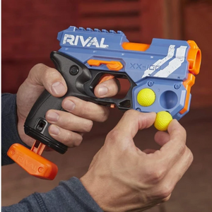 NERF Rival-Blue Knockout XX-100 Blaster-Ages 14+ Toy Gun Play Fire Fight Round