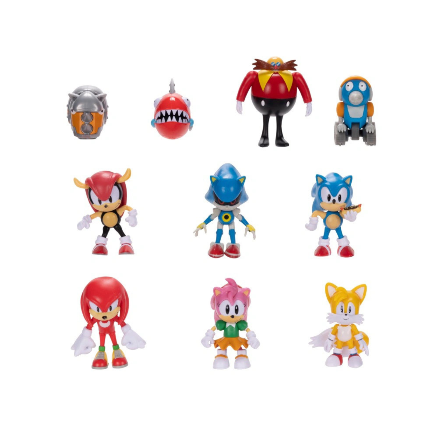 Sonic Hedgehog Friends and Foes 2.5-inch Figures 10-Pack Rhinobot New Toy