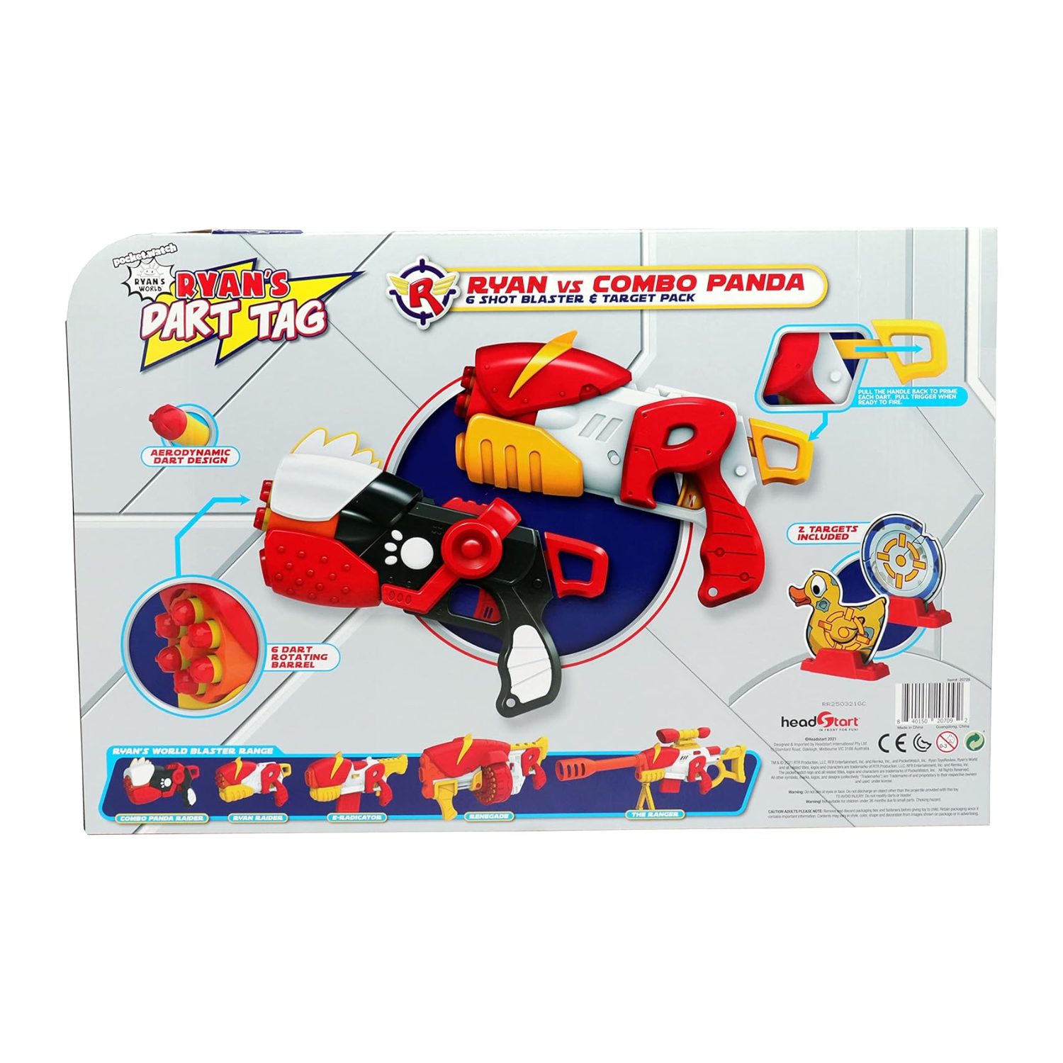 Ryan World Dart Tag Combo 2 Pack Blasters New Toy