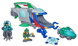 PJ Masks Hero Submarine Launcher With Launch Sub Rover and Grabber Claw Play