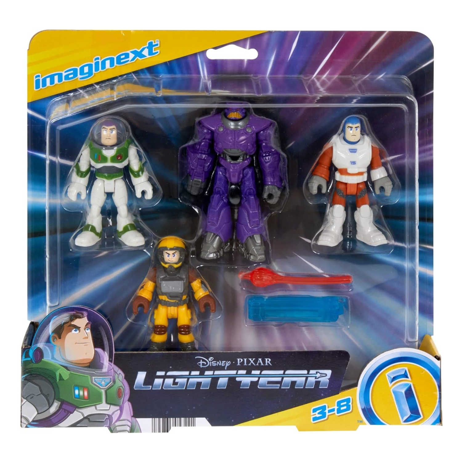 Lightyear Buzz Mission Multipack Figures Zurg XL12 XL15 Playset Ages 3+ Toy Play