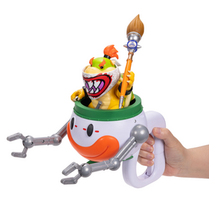 Super Mario Galaxy Movie Bowser Jr. With Clown Car New Toy