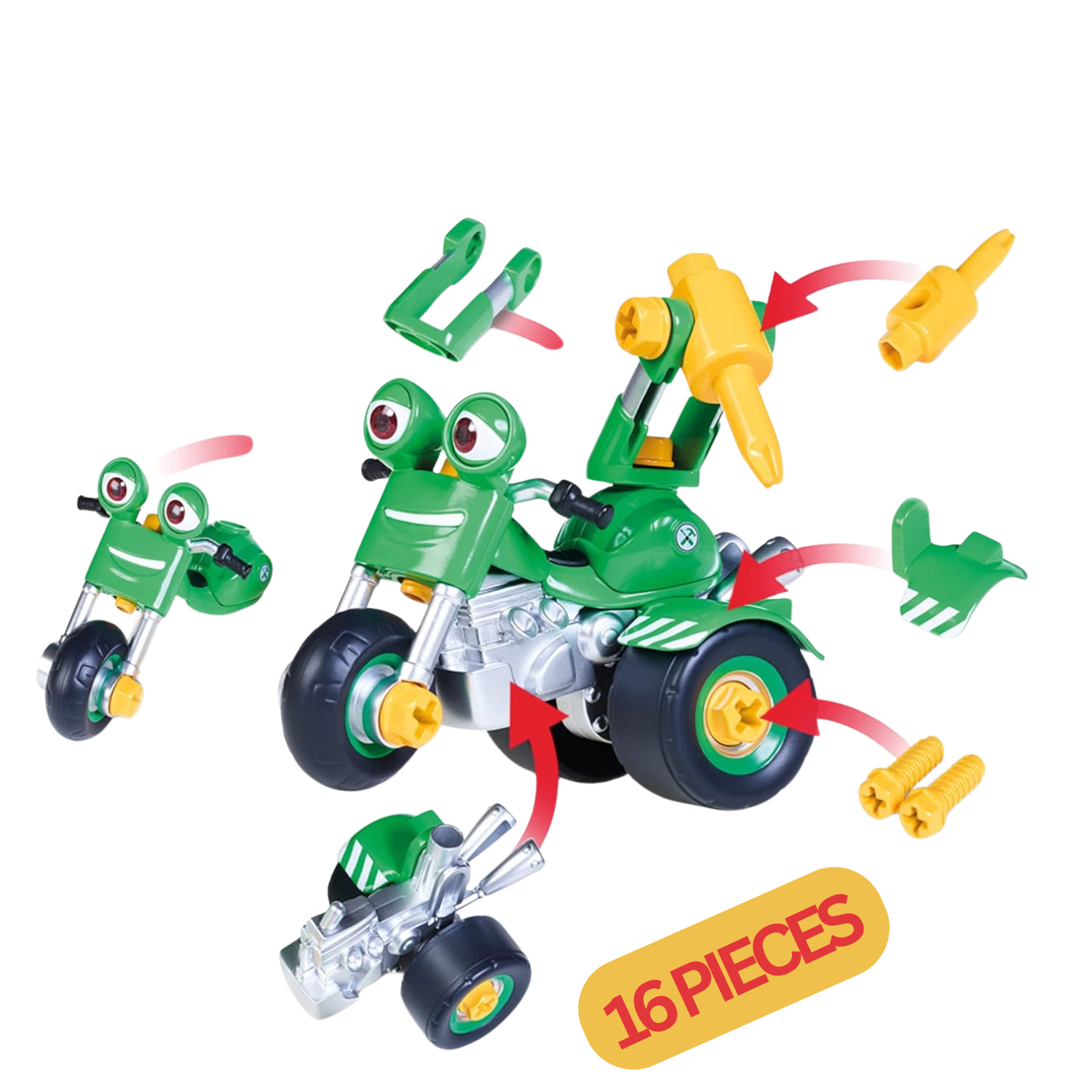 Ricky Zoom Fix It DJ Take Apart Construction Toy with Tools for Kids Ages 3+