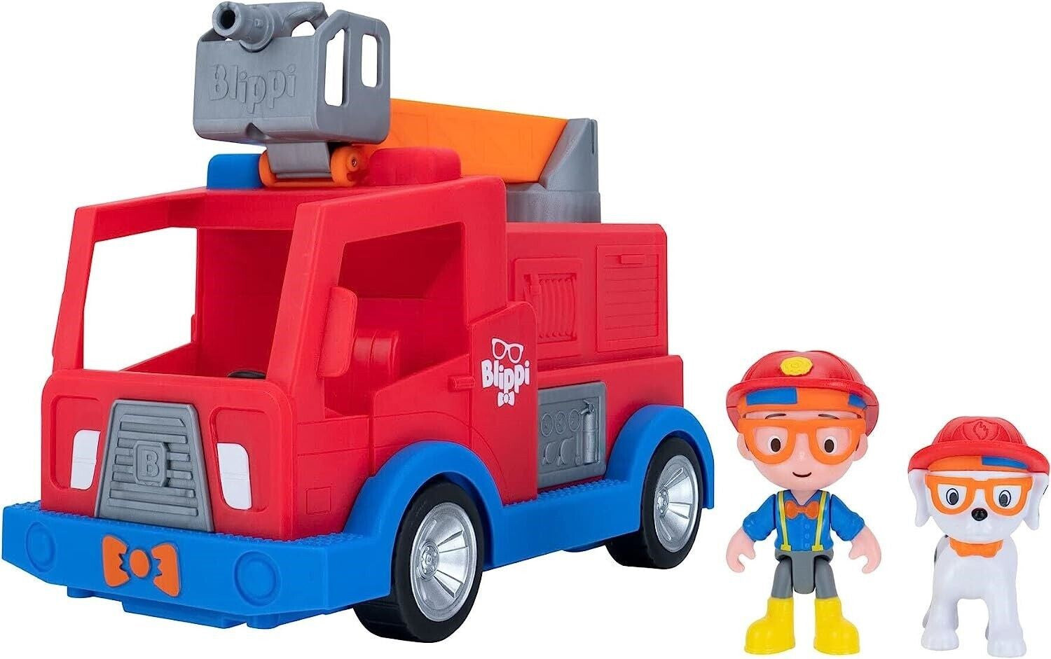 Blippi Fire Truck Feature Vehicle and Fire Dog Extend Ladder Ages 3+New Toy