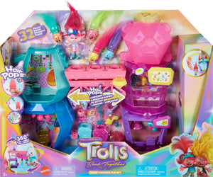 DreamWorks Trolls Band Together Toys Mount Rageous Playset Queen Poppy Doll Play