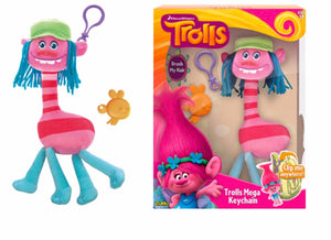 DreamWorks Trolls Mega Soft Toy Keychain 3+ Cooper Plush Toy