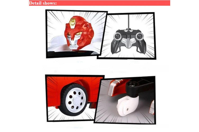 MZ Transforming Toy Bus 2372P RC IR Remote Control Robot Car Race Racing Robot