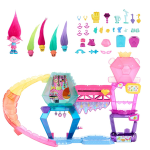 DreamWorks Trolls Band Together Toys Mount Rageous Playset Queen Poppy Doll Play