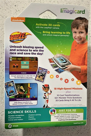 LeapFrog Blaze Monster Machines Imagicard Learning Game Ages 3+ Toy