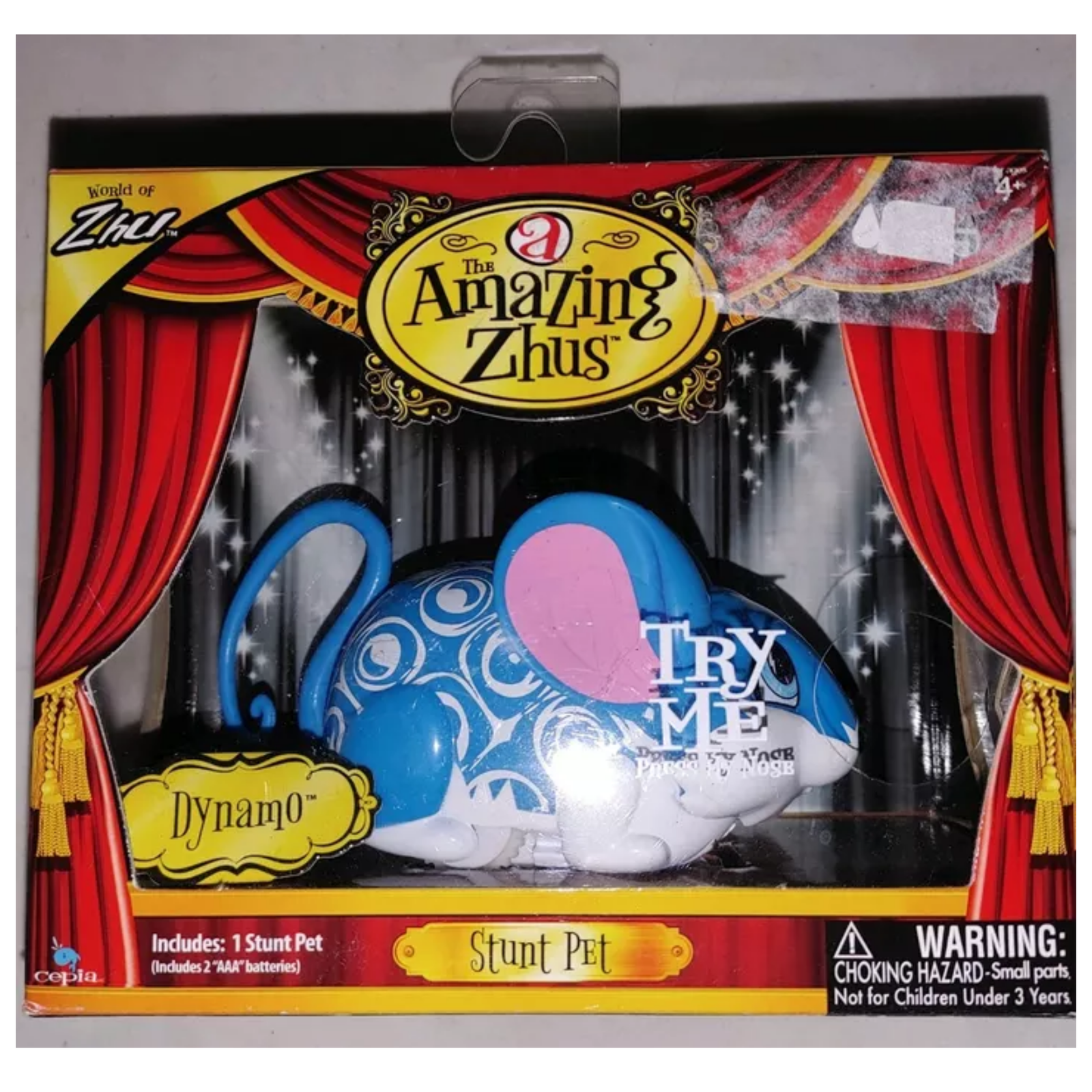 The Amazing Zhus Stunt Pets Ret Piccadilly Dynamo Blue Ages 4+ Toy Play