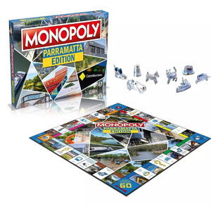 Monopoly Parramatta Edition Board Game 2-4 Players Australia River Park House