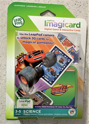 LeapFrog Blaze Monster Machines Imagicard Learning Game Ages 3+ Toy