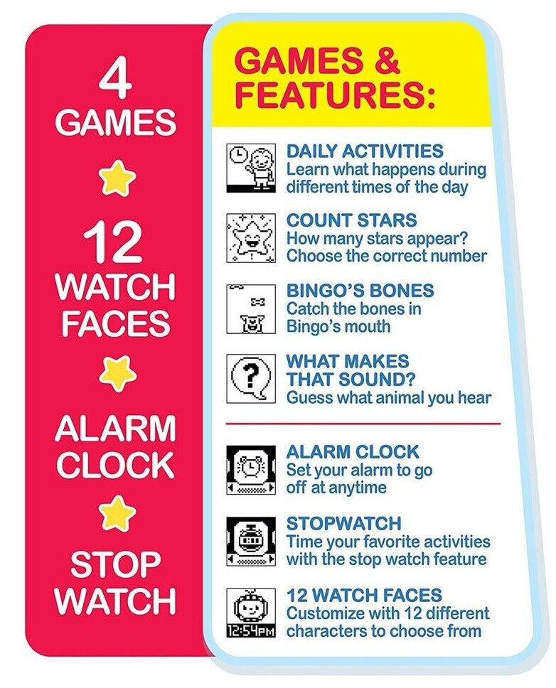 Cocomelon JJ Learning Wrist Watch Ages 3+ New Toy Telling Time Counting Play