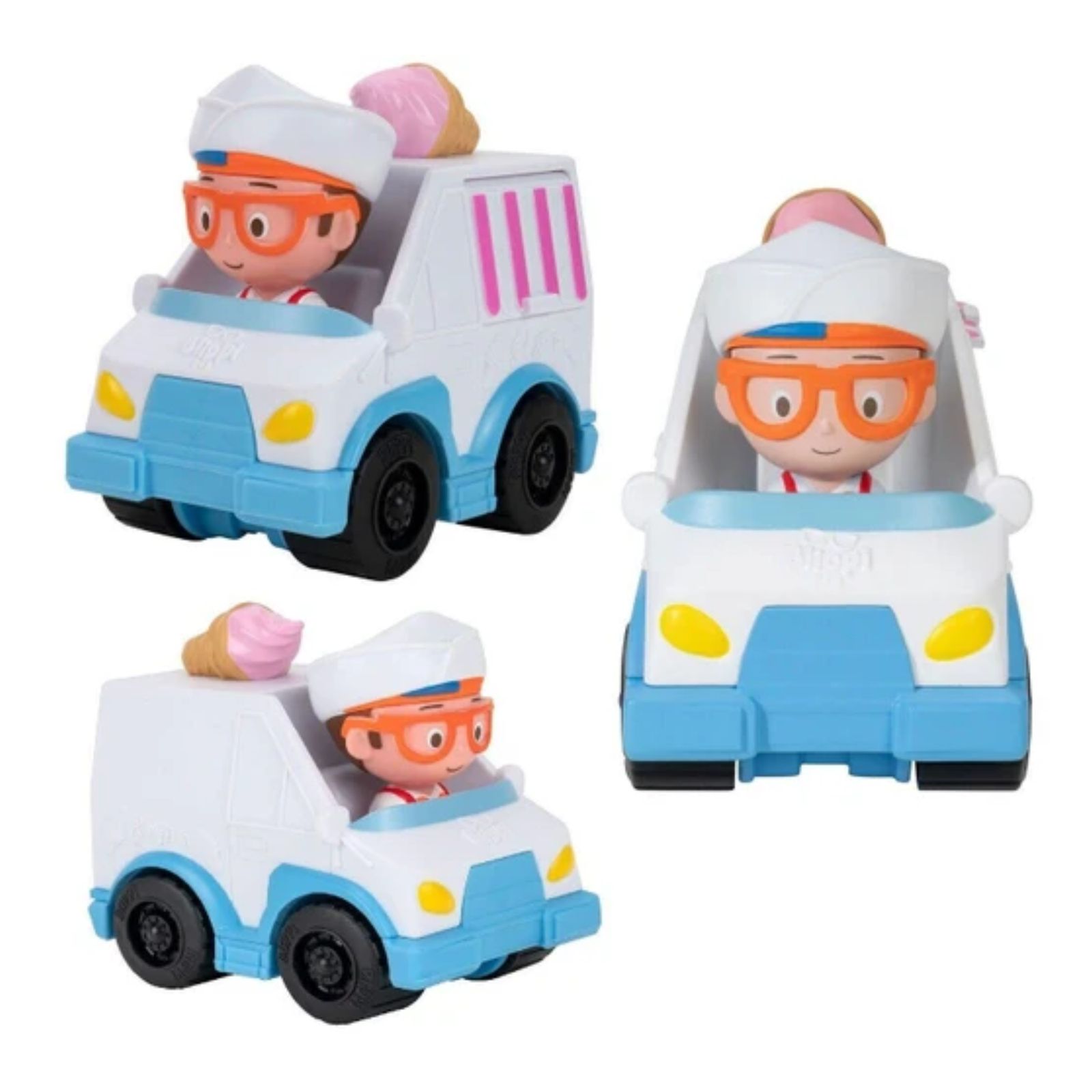 Blippi Mini Vehicle Ice Cream Truck Ages 3+ New Toy Car Play Gift