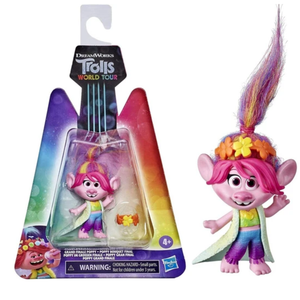 Trolls DreamWorks World Tour Collectible Small Poopy With Accessory