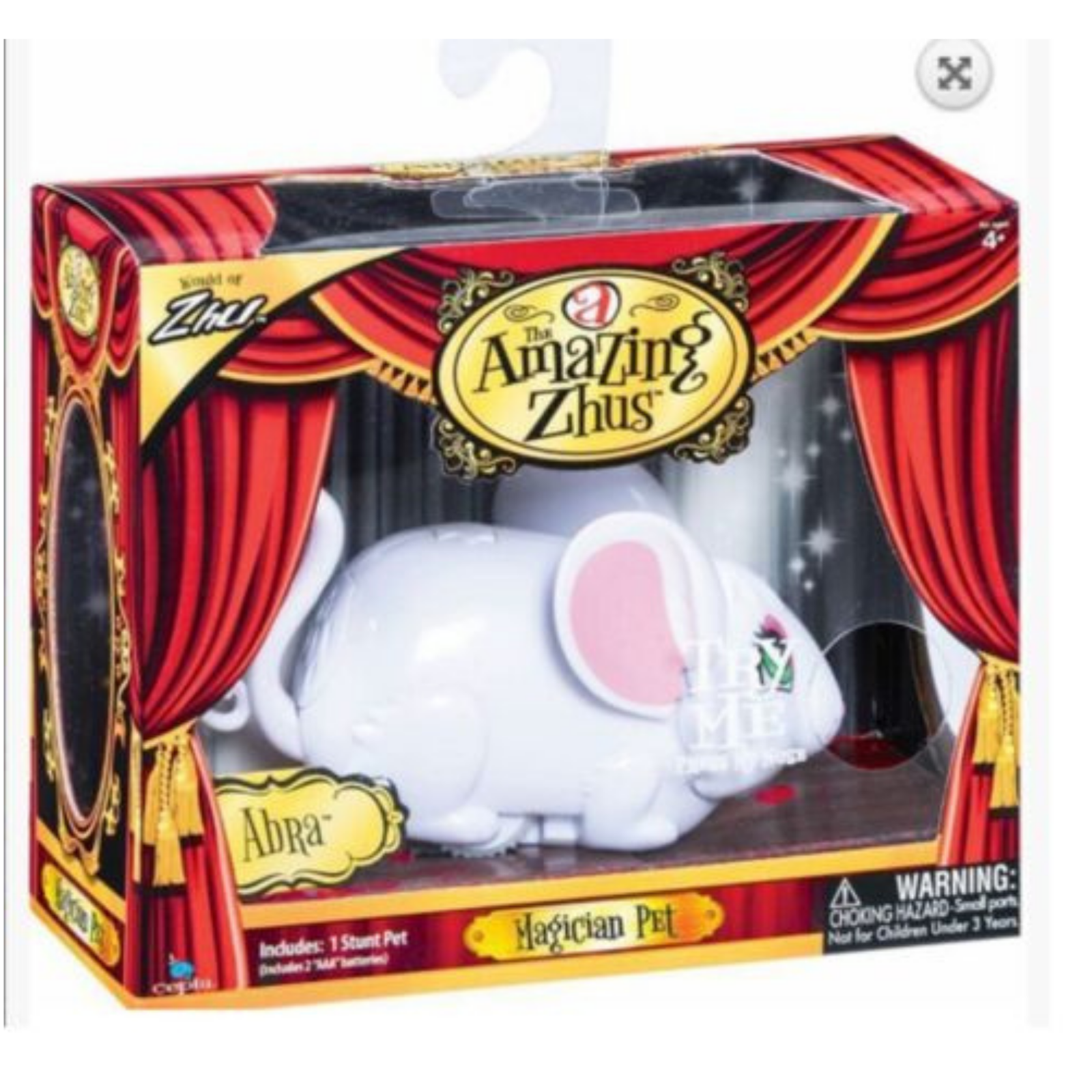 The Amazing Zhus Stunt Pets Ret Piccadilly Abra White Ages 4+ Toy Play