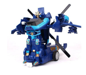 MZ Transforming Plane 2374P RC IR Robot Helicopter Car Race Remote Control Race