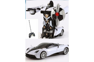 MZ Transforming 2339P Ages 8+ Toy IR RC Robot Pagani Car Truck Race Play Gift